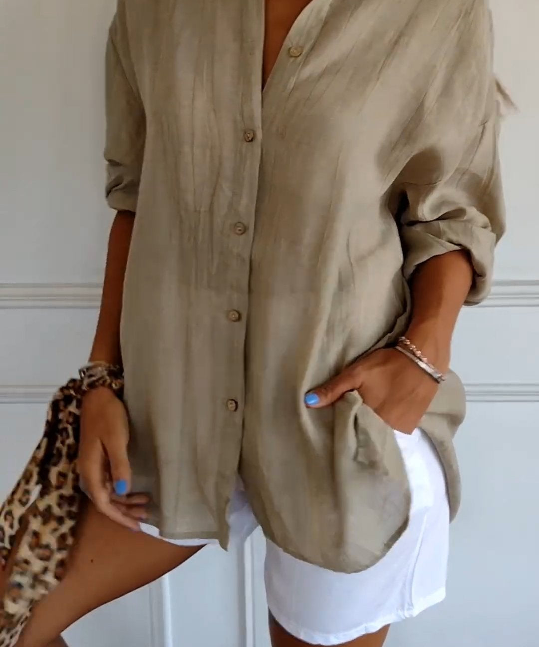 Chemise à Boutons pour Femmes | Été