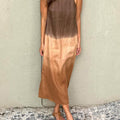 Robe Élégante Fluide avec Imprimé Naturel, Parfaite pour Toutes Occasions