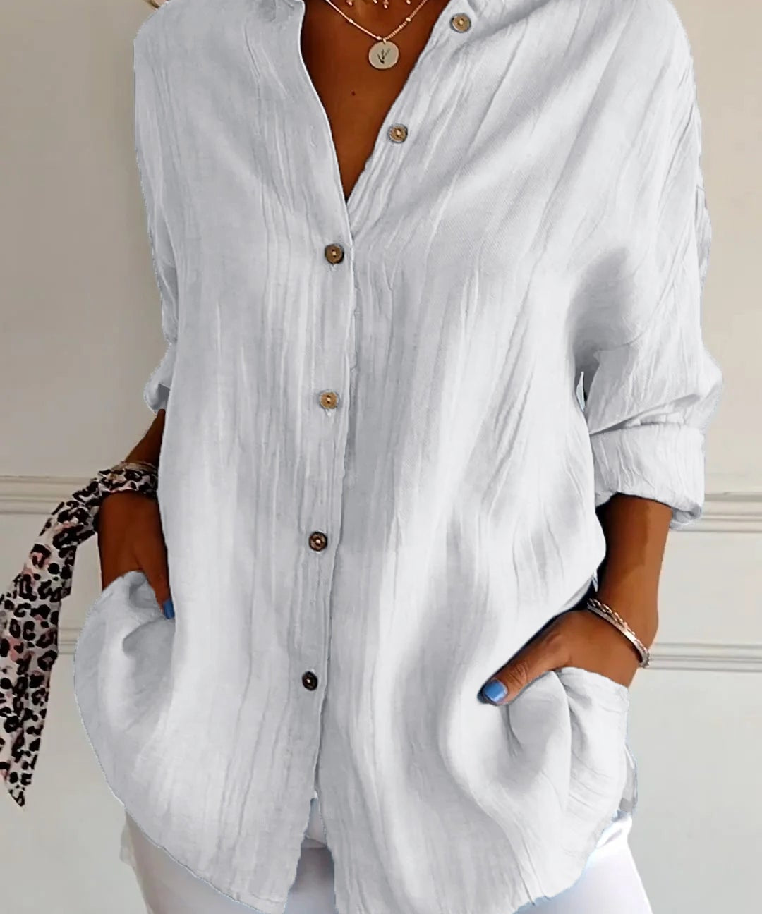 Chemise à Boutons pour Femmes | Été