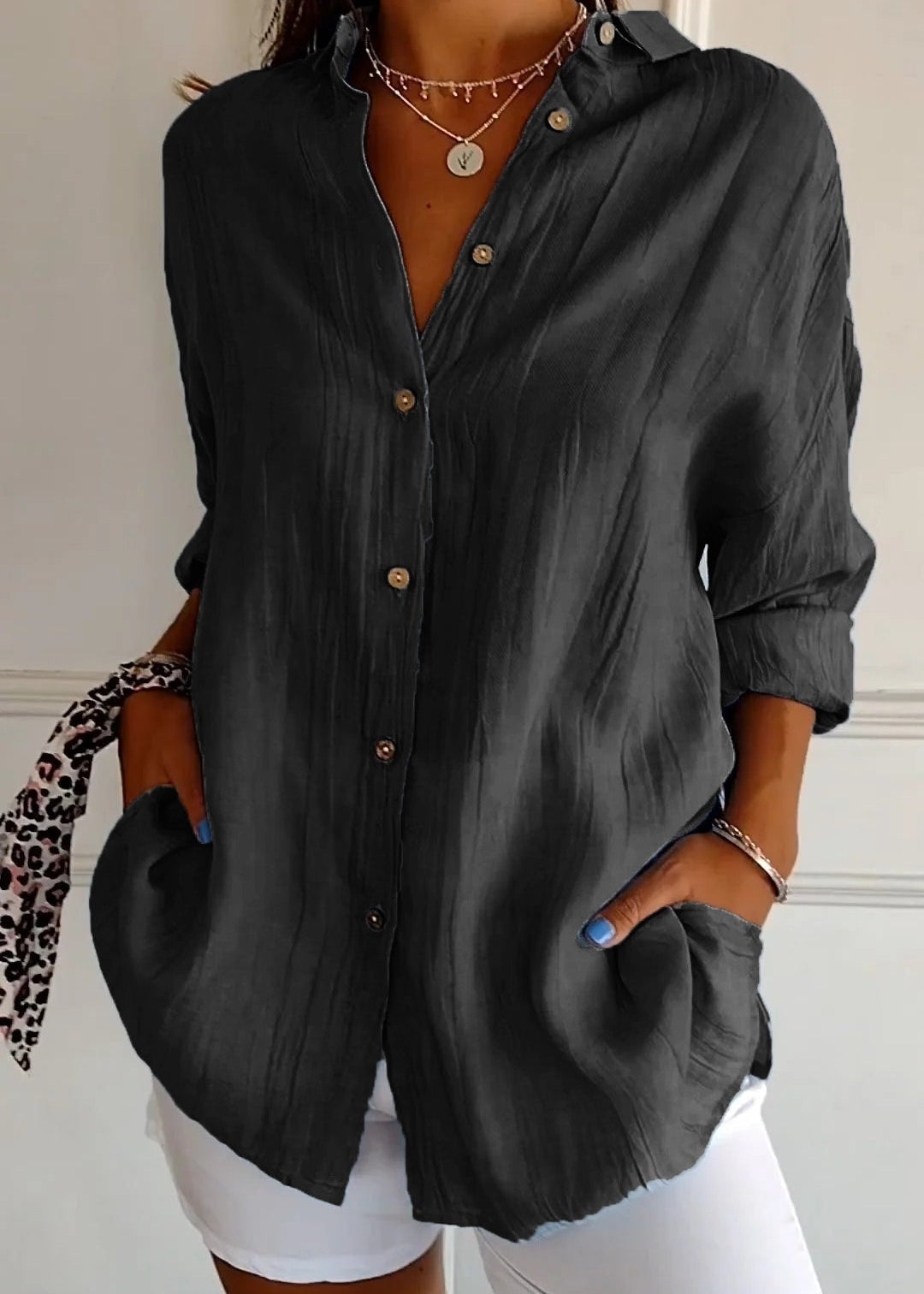 Chemise à Boutons pour Femmes | Été