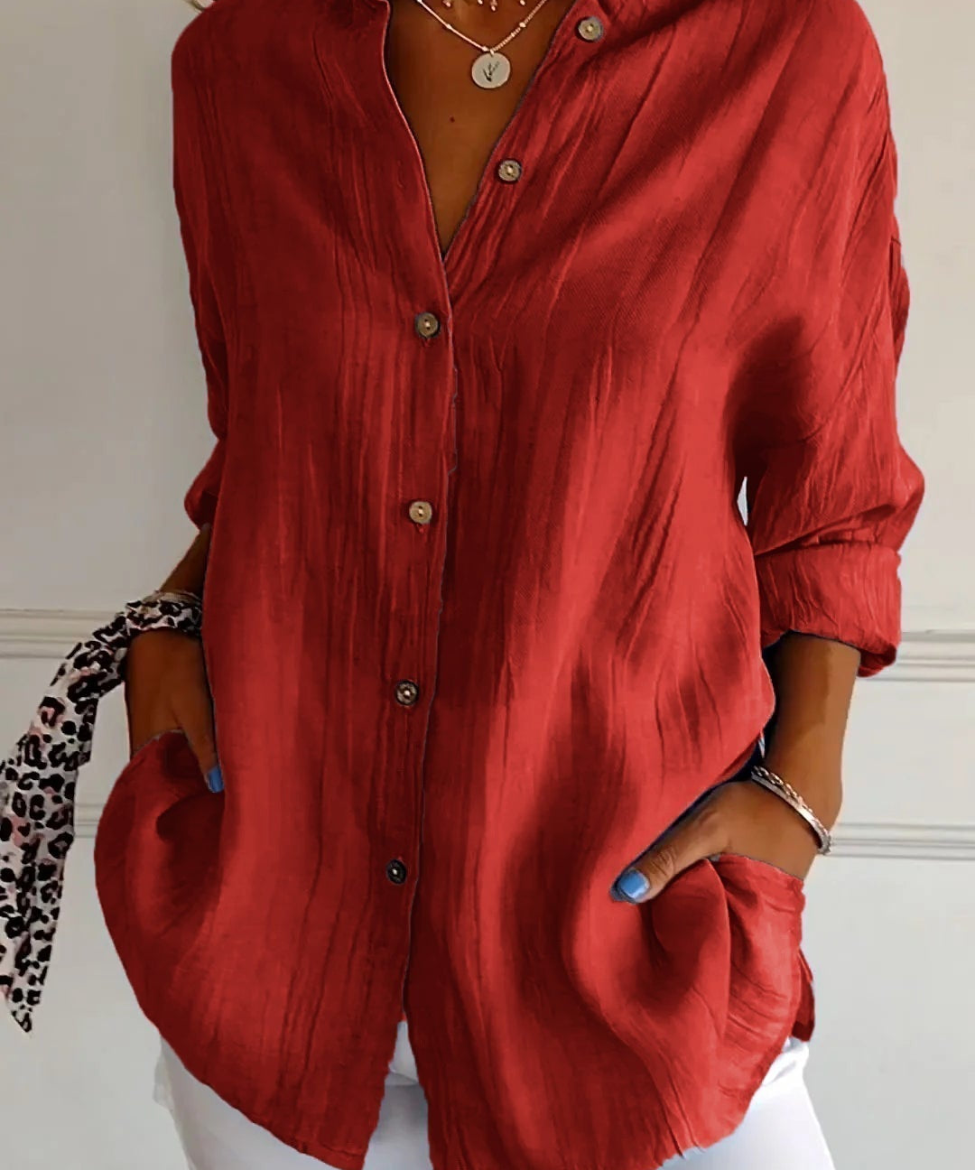 Chemise à Boutons pour Femmes | Été