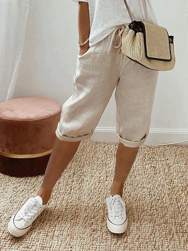 Short en tissu doux et respirant pour femmes