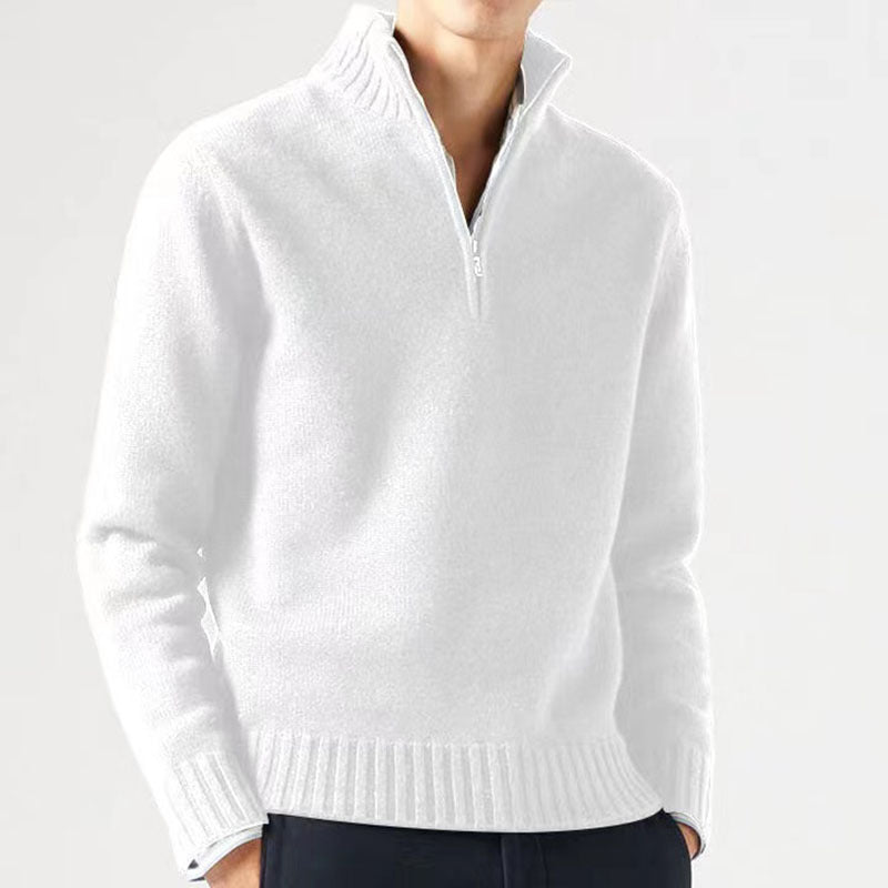 Pull-over à zip pour hommes