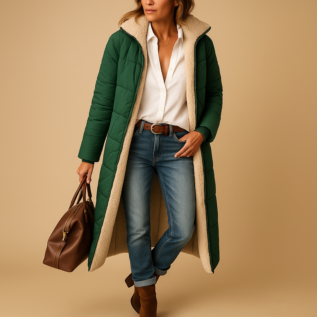 Manteau d'hiver long pour femmes