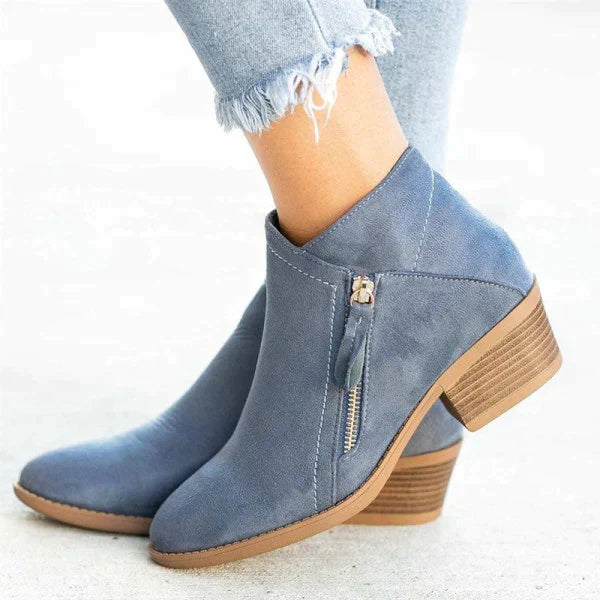 Bottes en cuir de soutien pour femme