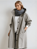 Trench-coat moderne à col montant élégant