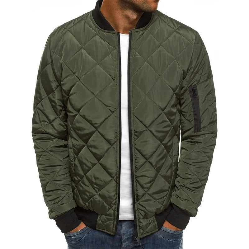Veste Bomber Matelassée Homme – Légère & Coupe-Vent