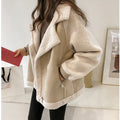 Manteau Oversize en Fausse Peau de Mouton – Douceur & Style Urbain