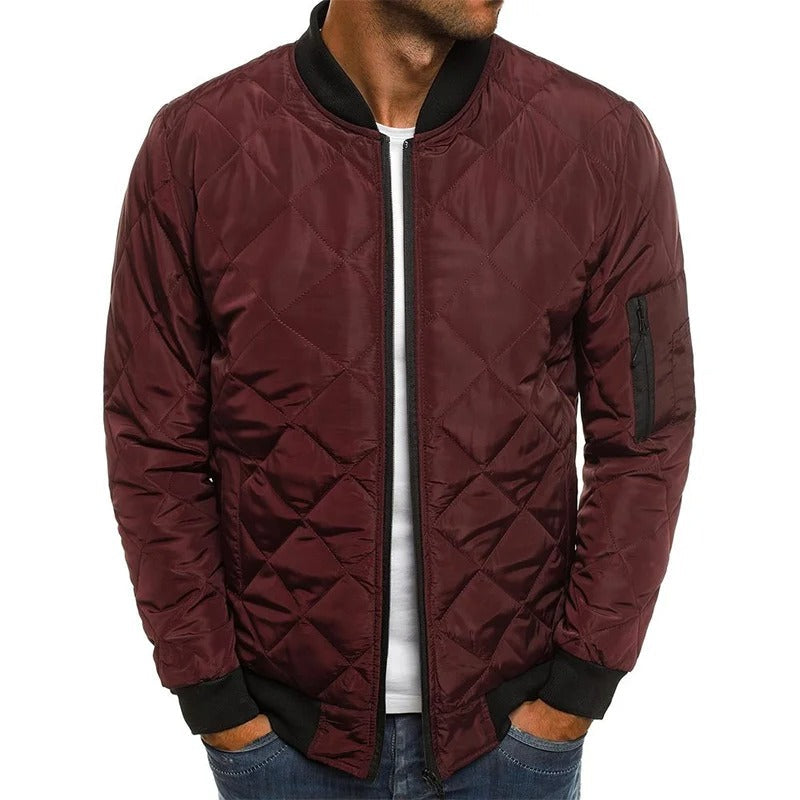 Veste Bomber Matelassée Homme – Légère & Coupe-Vent