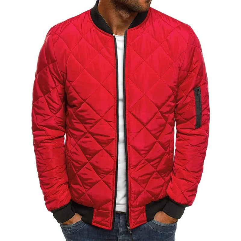 Veste Bomber Matelassée Homme – Légère & Coupe-Vent