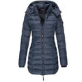 Doudoune Femme Automne/Hiver avec Capuche & Fermeture Zippée