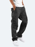 Pantalon Cargo Homme Décontracté avec Poches Latérales