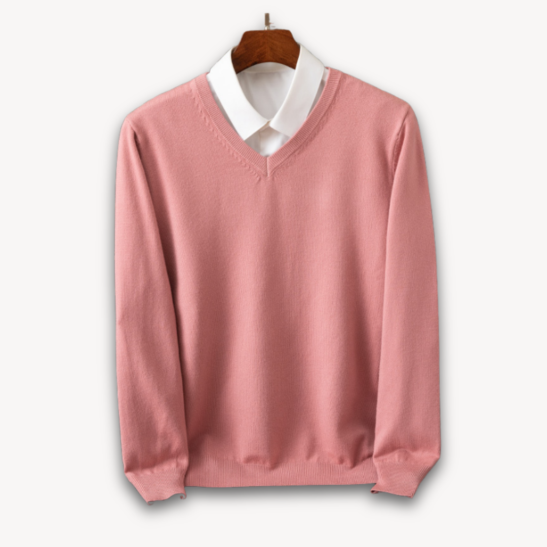 Pull V-Neck en Cachemire