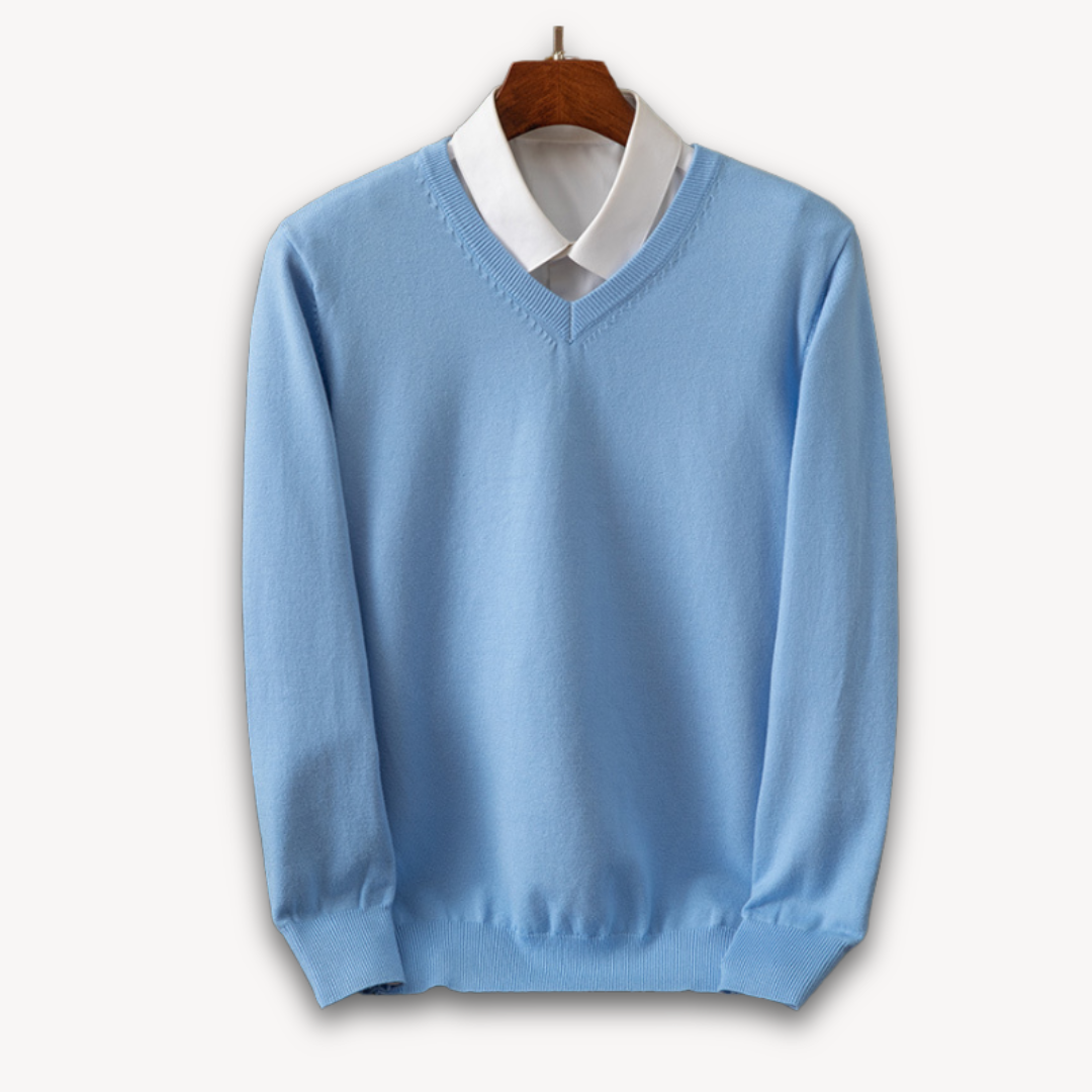 Pull V-Neck en Cachemire