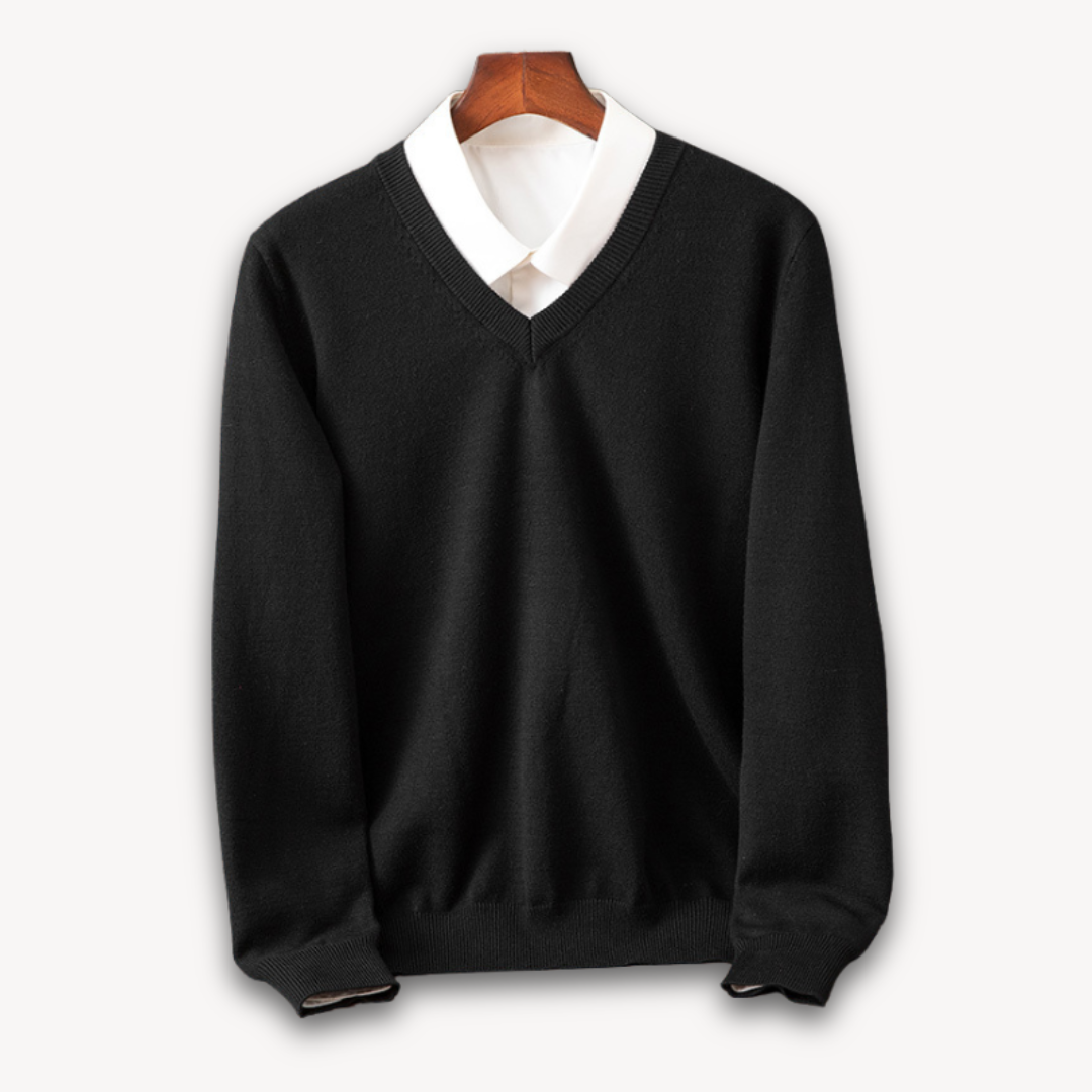 Pull V-Neck en Cachemire