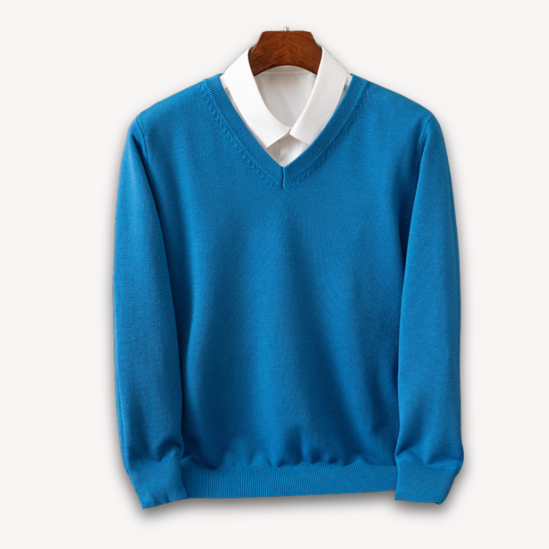 Pull V-Neck en Cachemire