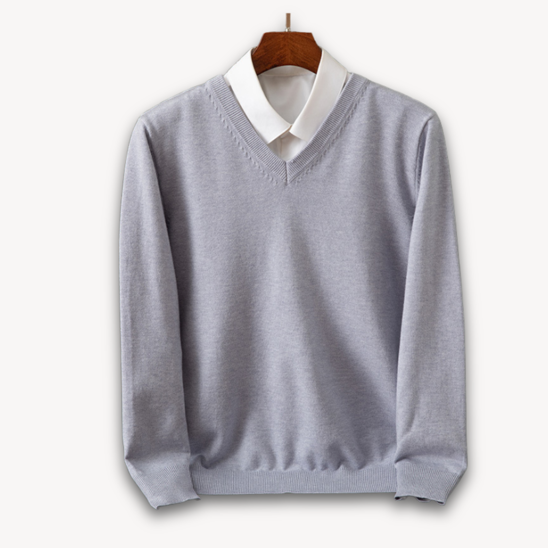 Pull V-Neck en Cachemire