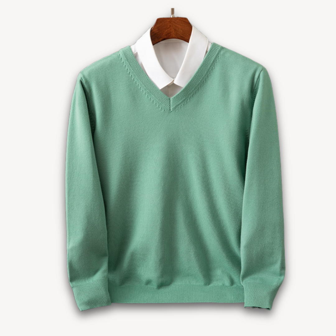 Pull V-Neck en Cachemire