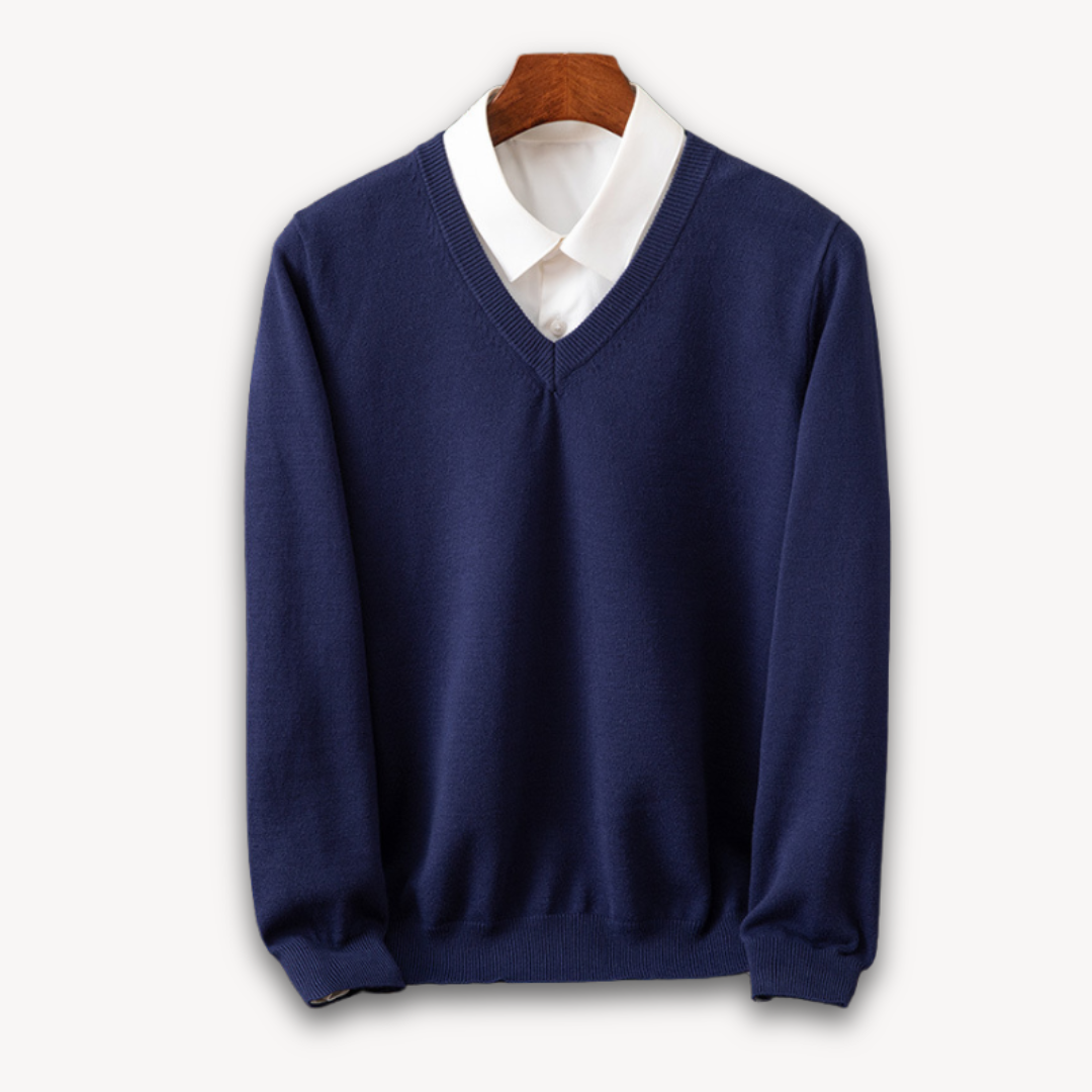 Pull V-Neck en Cachemire