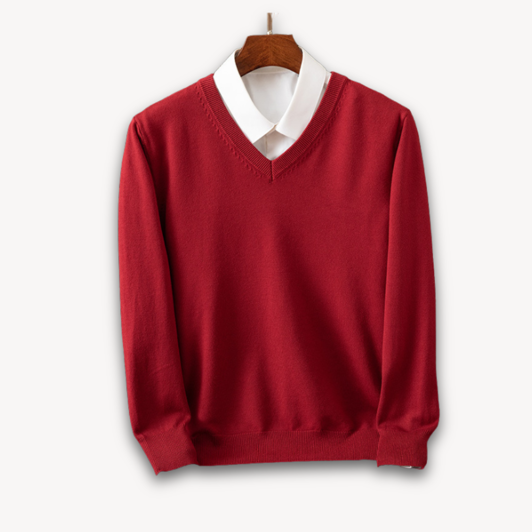 Pull V-Neck en Cachemire