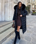 Parka Noire d’Hiver pour Femme