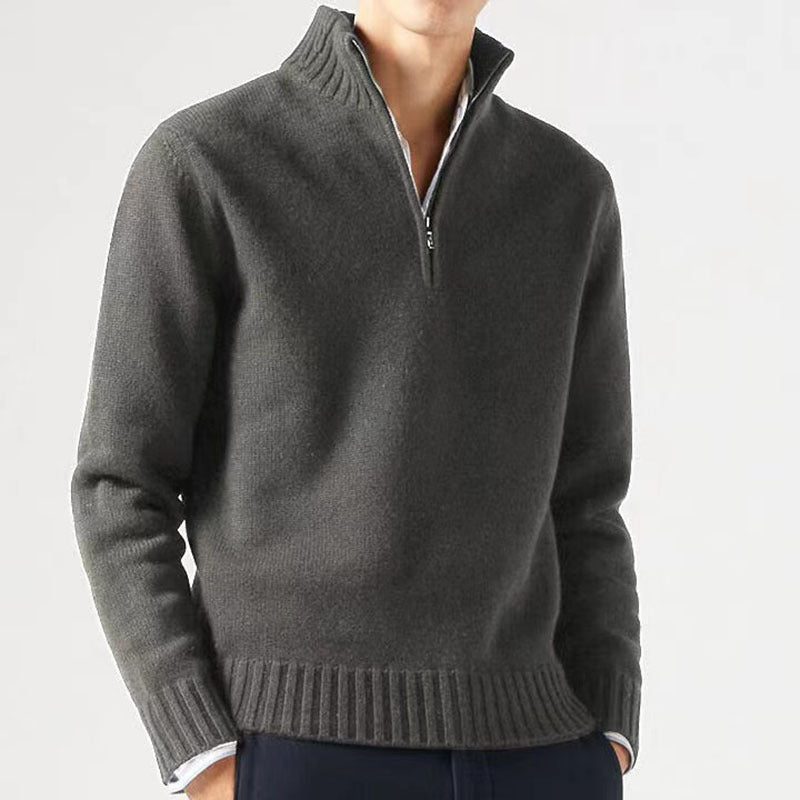 Pull-over à zip pour hommes