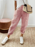 Pantalons d'été rayés pour les jours de détente