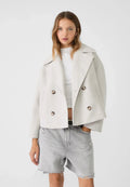 Veste Courte d'Élégance à Double Boutonnage