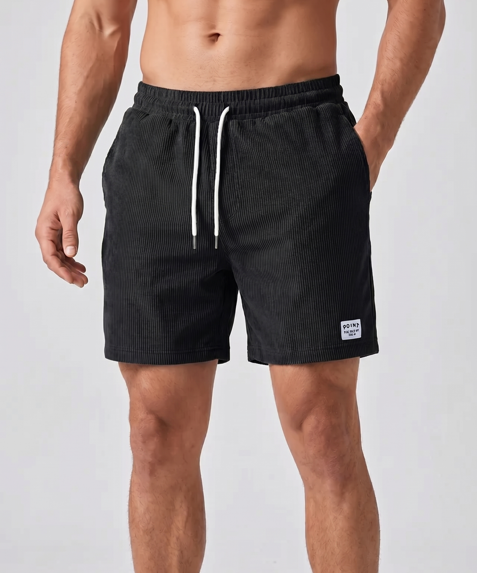 Short de Bain Rayé Homme  Tissu Respirant Coupe Confortable Pour l’Été