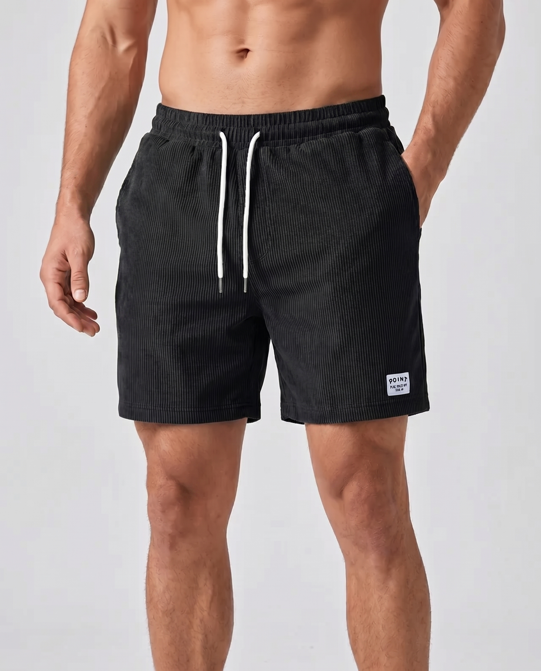 Short de Bain Rayé Homme  Tissu Respirant Coupe Confortable Pour l’Été