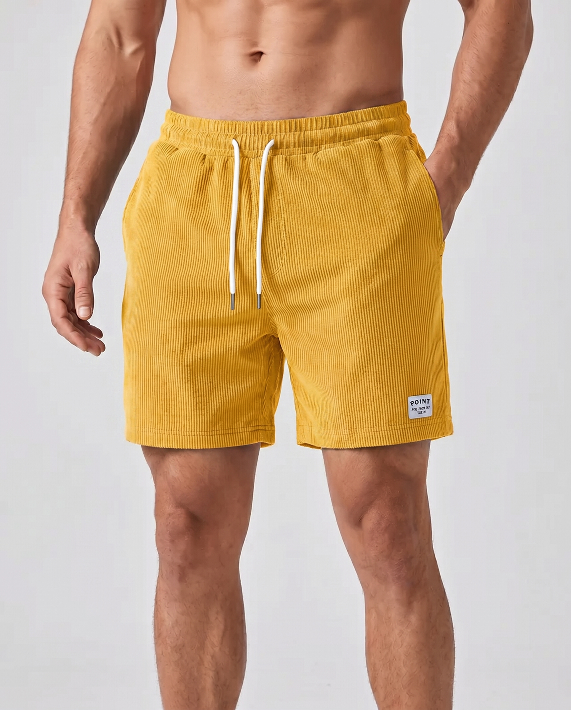 Short de Bain Rayé Homme  Tissu Respirant Coupe Confortable Pour l’Été