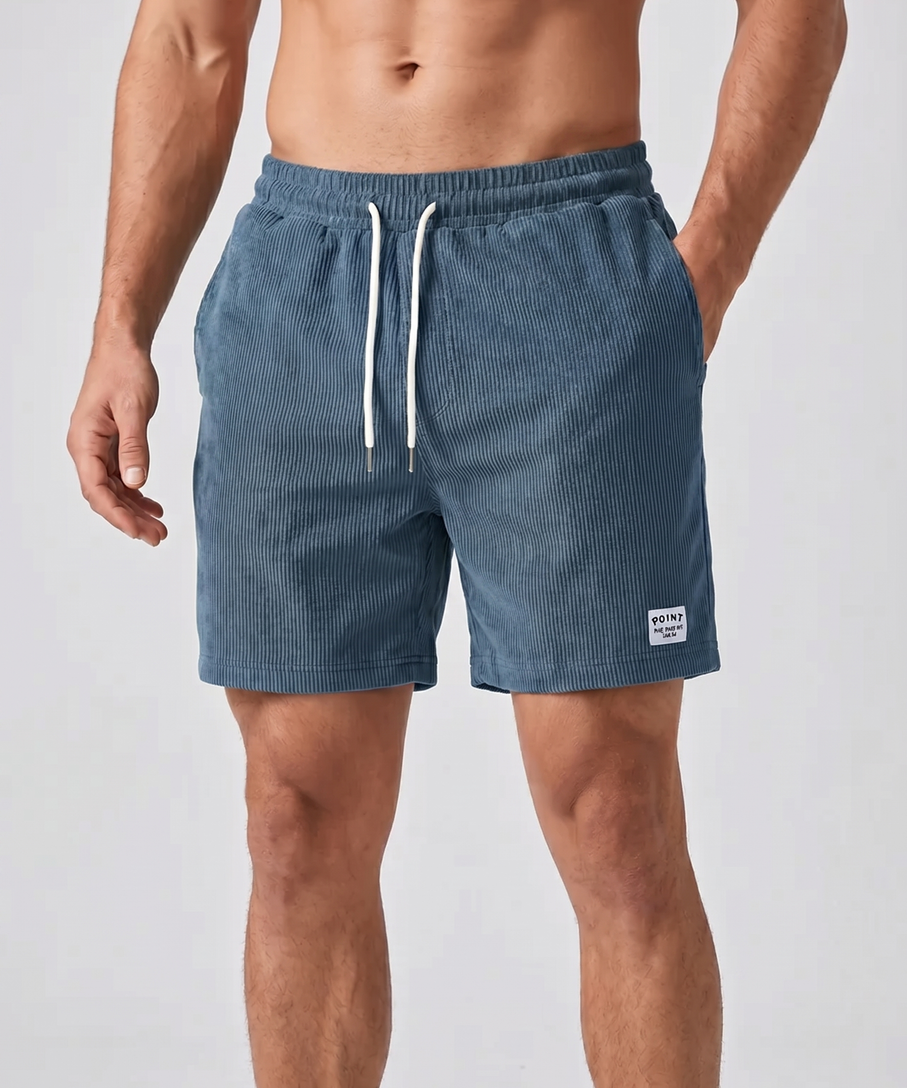 Short de Bain Rayé Homme  Tissu Respirant Coupe Confortable Pour l’Été