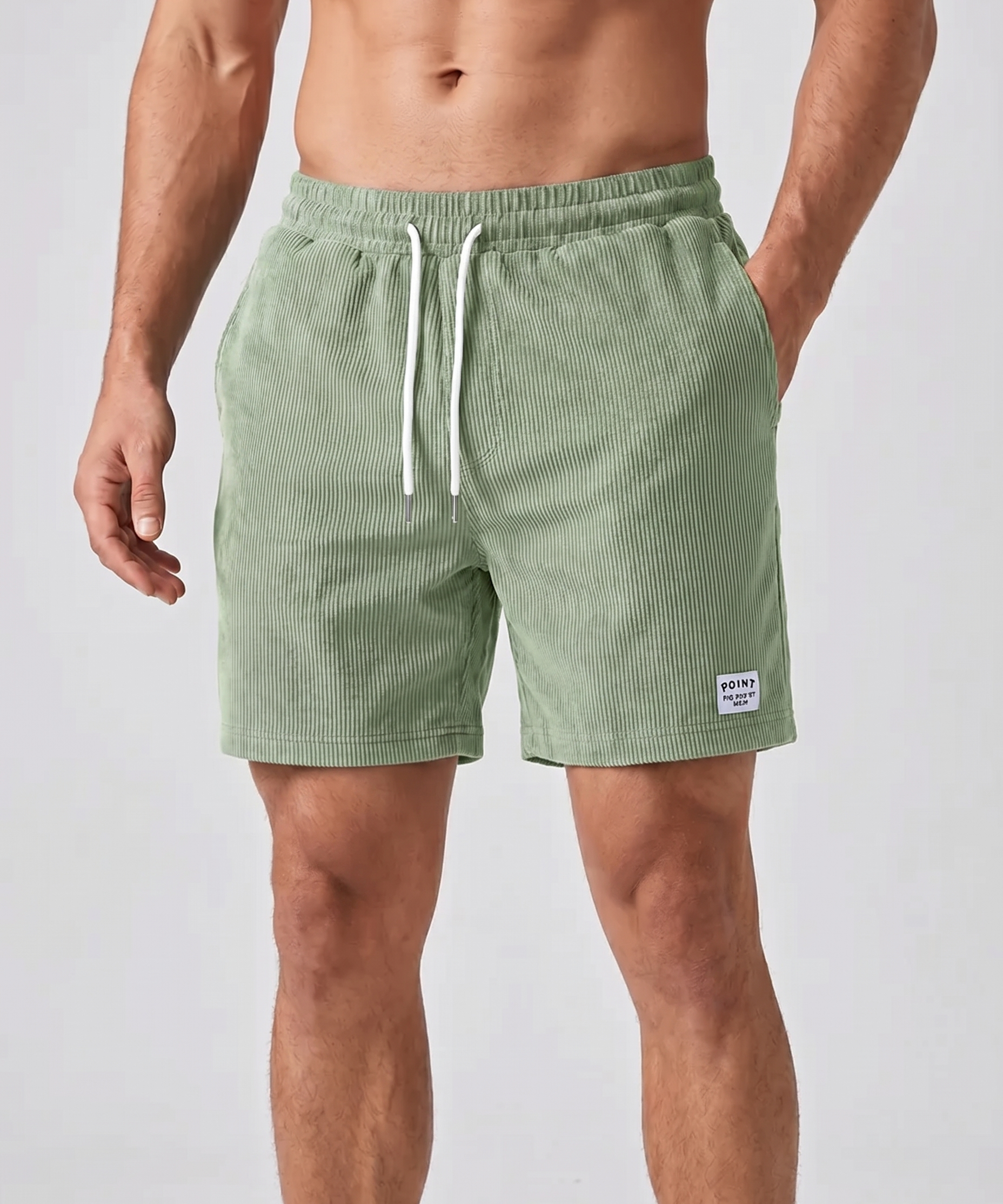 Short de Bain Rayé Homme  Tissu Respirant Coupe Confortable Pour l’Été