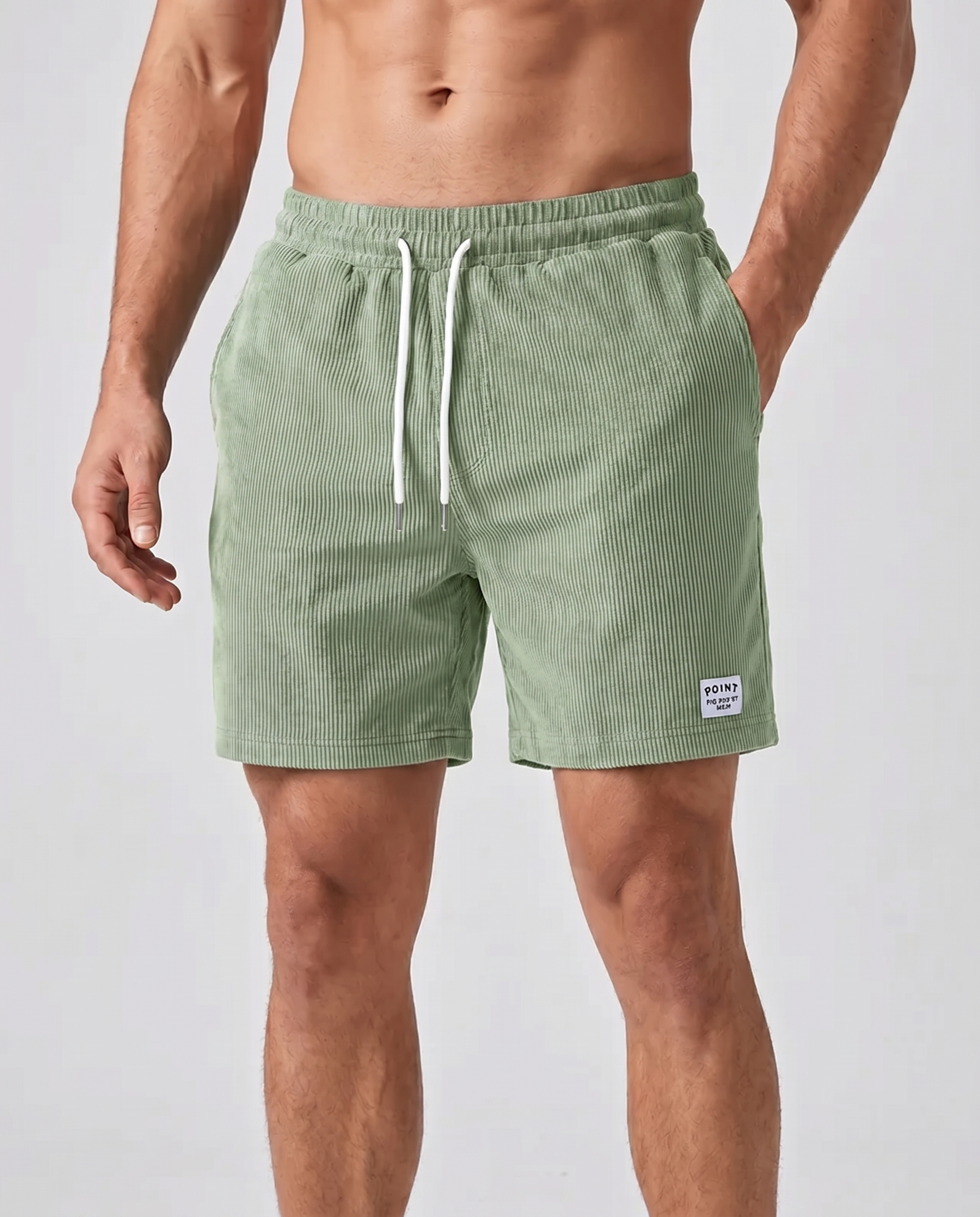Short de Bain Rayé Homme  Tissu Respirant Coupe Confortable Pour l’Été