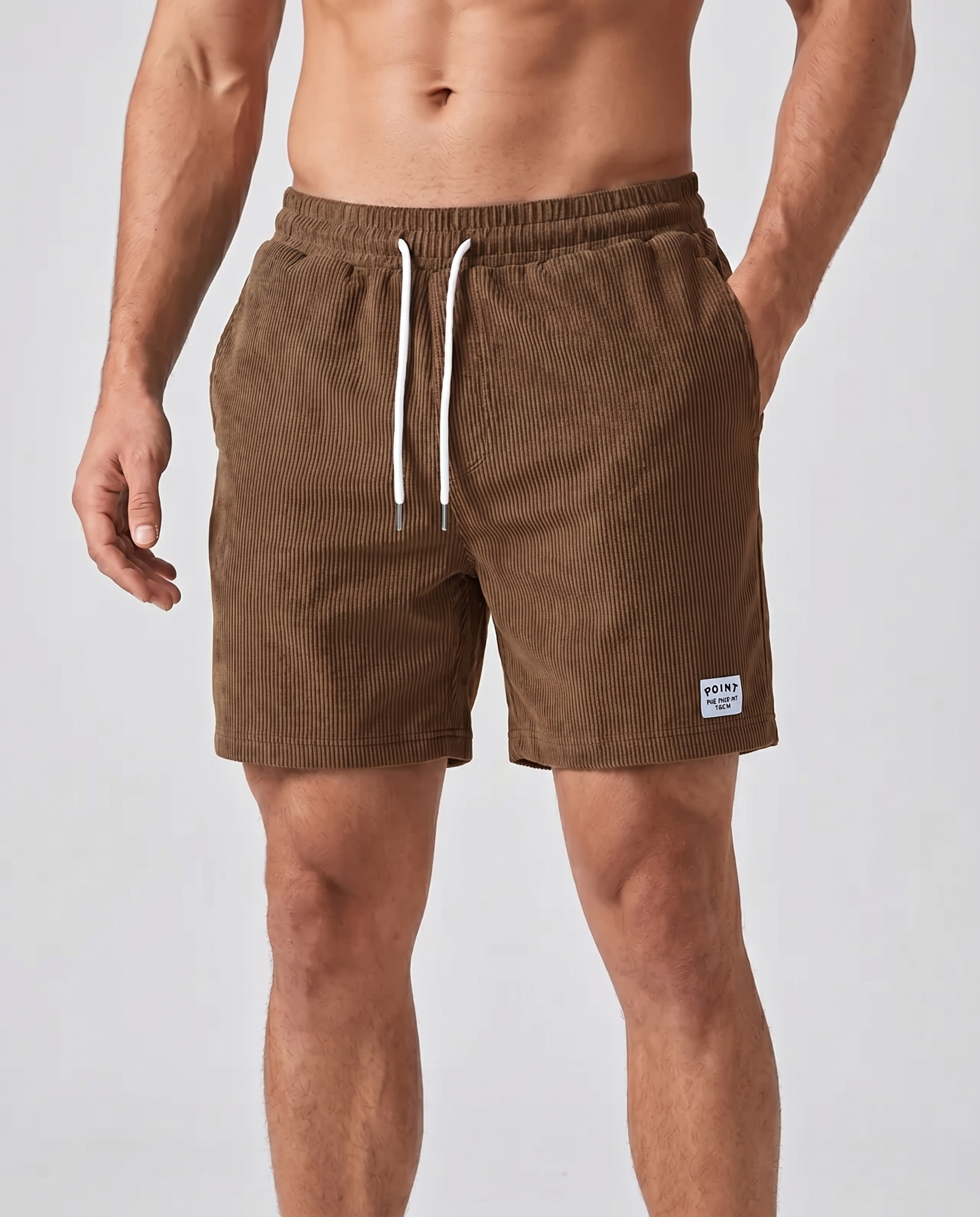 Short de Bain Rayé Homme  Tissu Respirant Coupe Confortable Pour l’Été