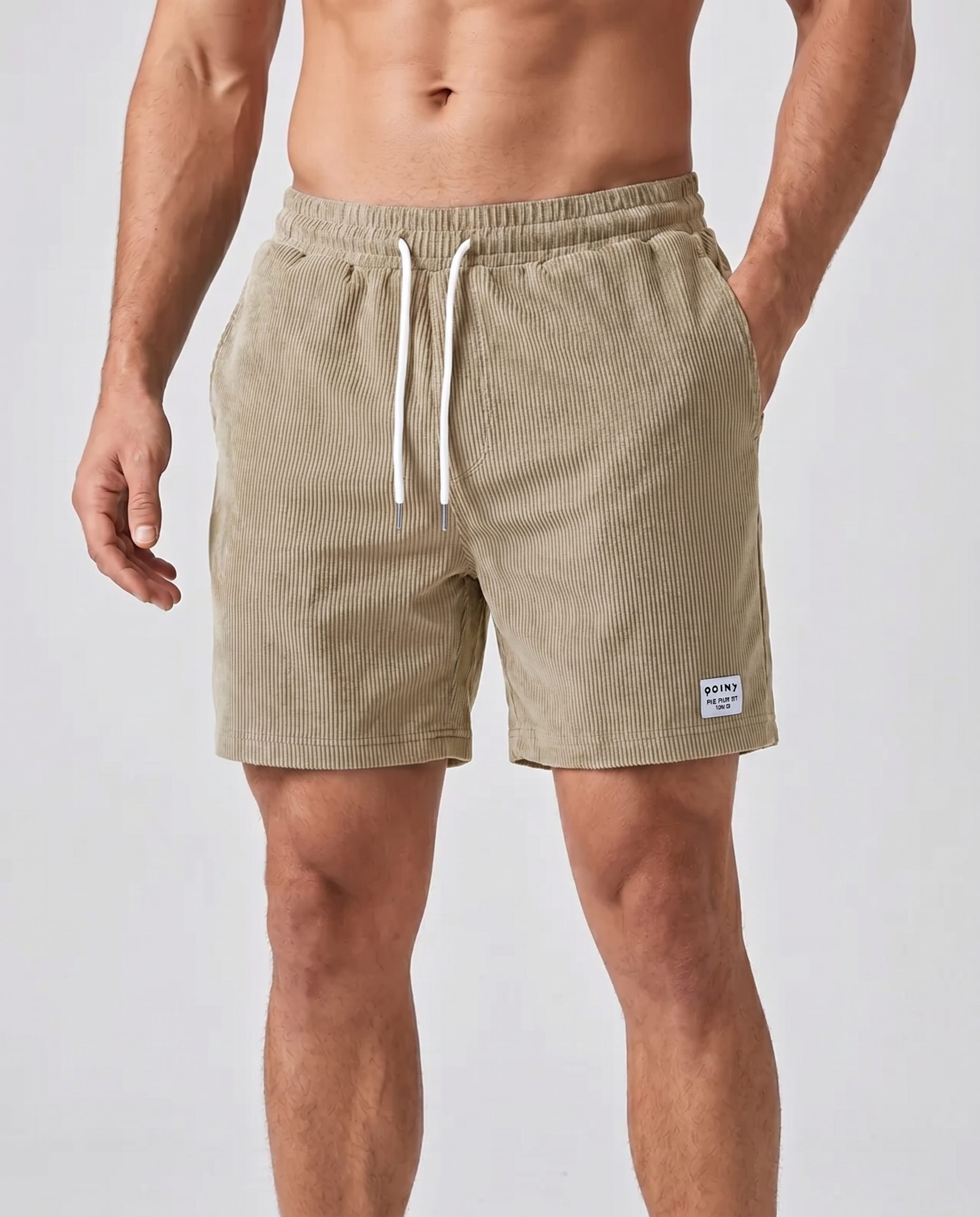 Short de Bain Rayé Homme  Tissu Respirant Coupe Confortable Pour l’Été