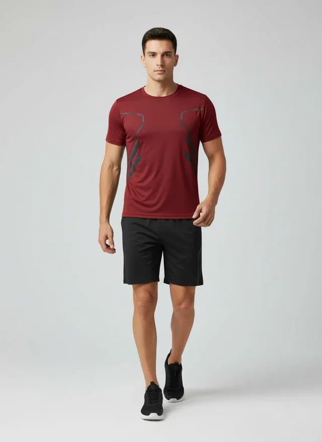Ensemble sportif homme respirant, style estival