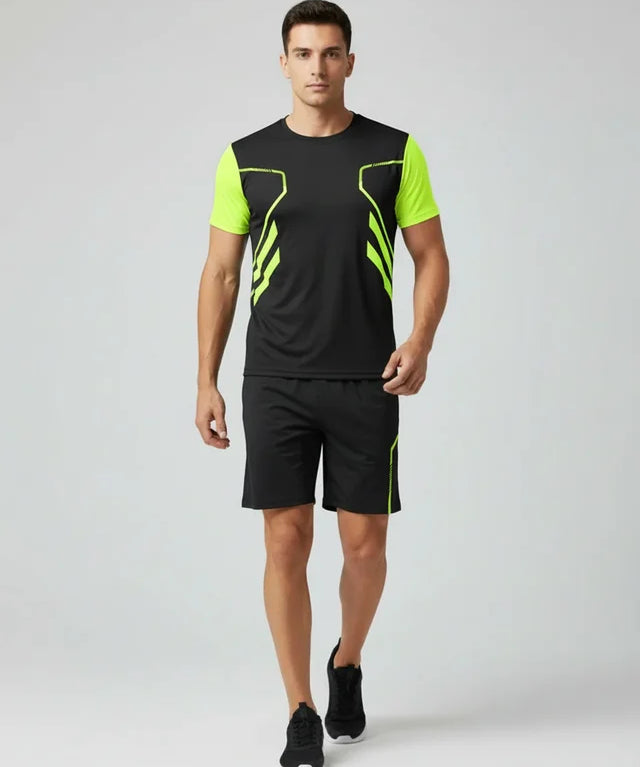 Ensemble sportif homme respirant, style estival