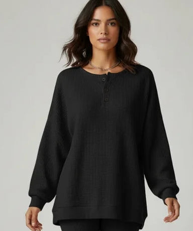 Pull oversize texturé en maille douce pour femme