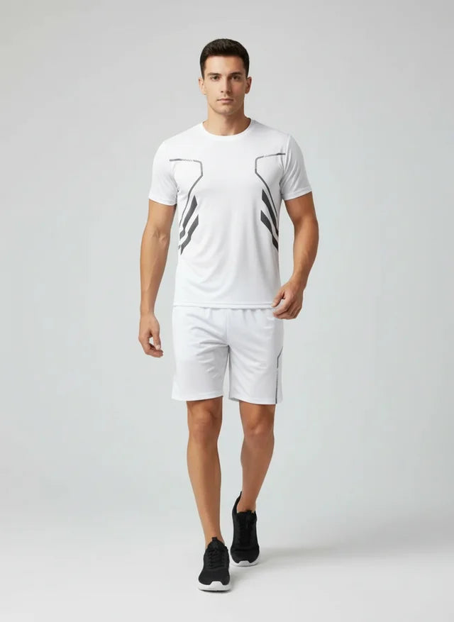 Ensemble sportif homme respirant, style estival