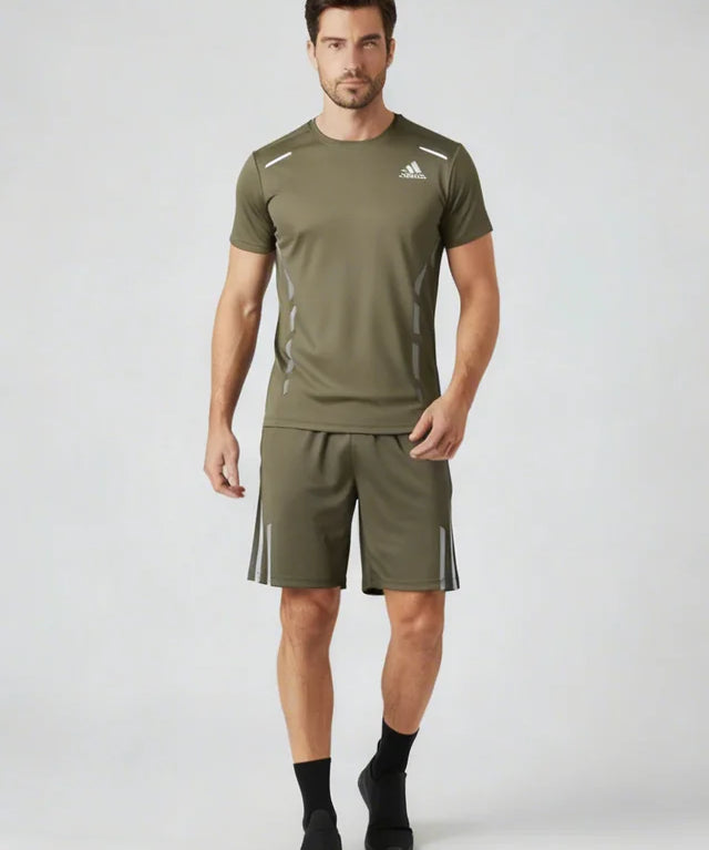 Ensemble sportif respirant homme 2 pièces polyvalent