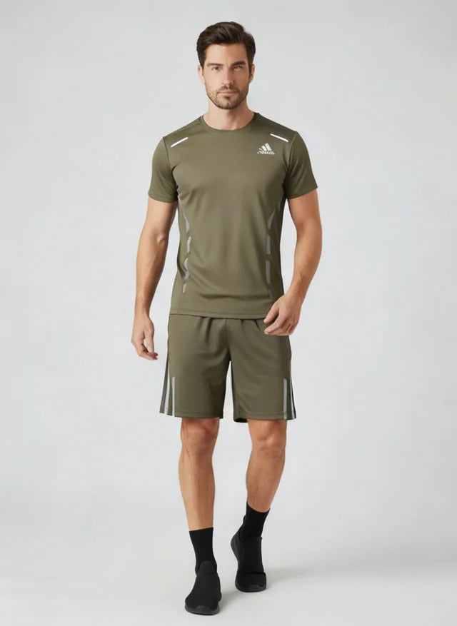 Ensemble sportif respirant homme 2 pièces polyvalent