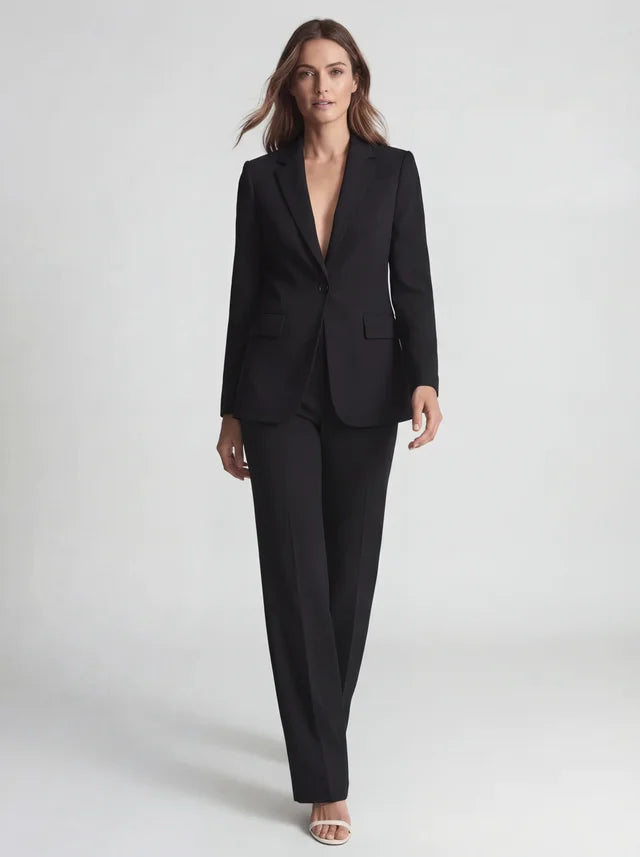 Manteau Long Élégant pour Femme Coupe Ajustée