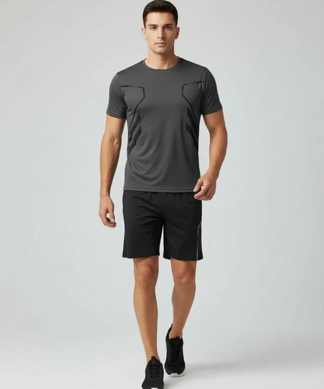 Ensemble sportif homme respirant, style estival
