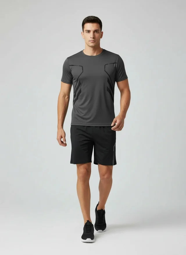 Ensemble sportif homme respirant, style estival