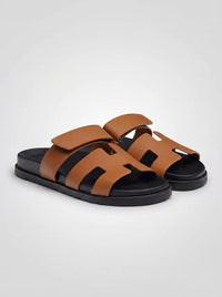 Sandales en Cuir Premium à Bride Élégante