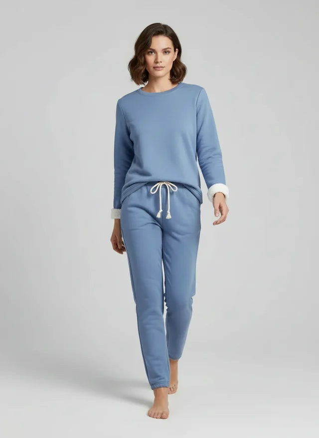 Ensemble détente féminin en tissu doux et raffiné