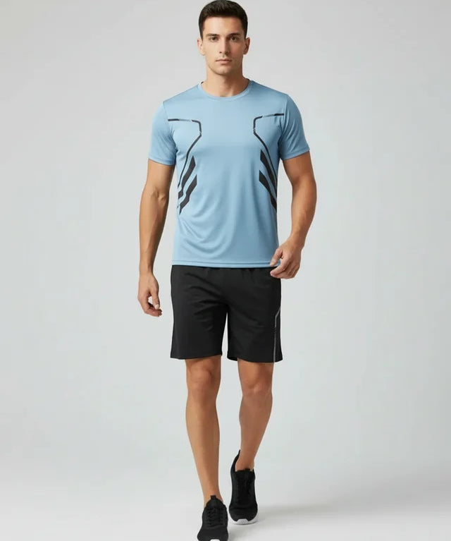 Ensemble sportif homme respirant, style estival