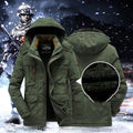 Parka Mi-Longue Homme avec Capuche & Isolation Hivernale