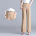 Pantalon Femme Taille Haute Large
